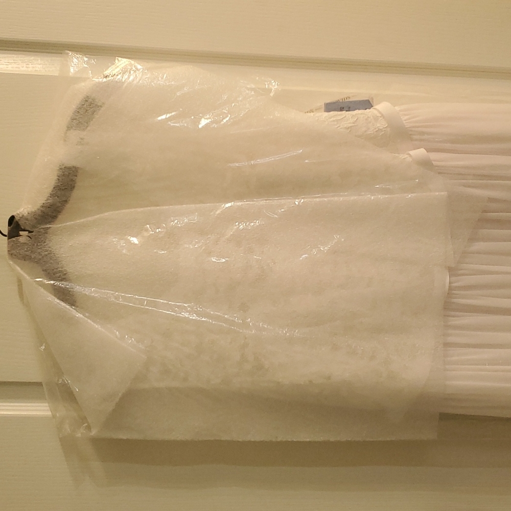 David's Bridal dress, size 20, white,BNWT